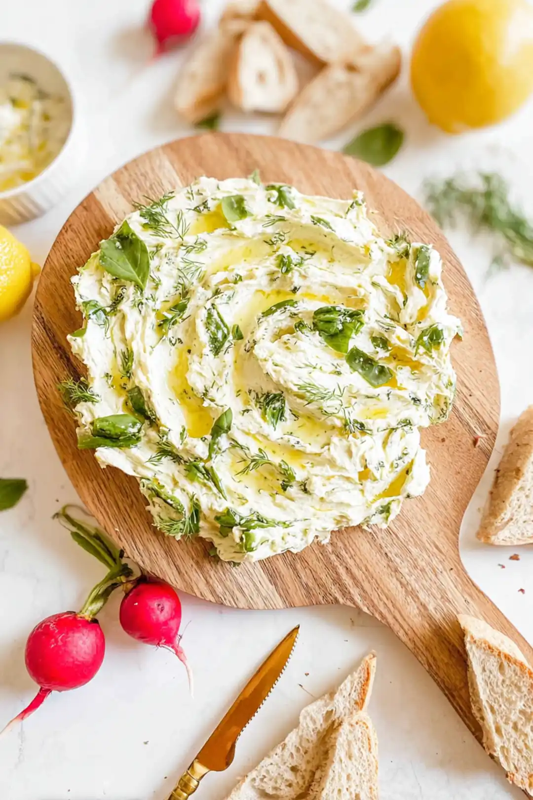 Whipped Beef Tallow Board with Herbs