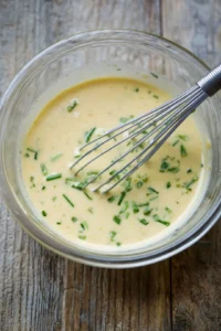 Whisk the mixture until smooth and thoroughly combined, adjusting seasoning to your preference.