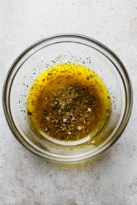 Whisk together the dressing ingredients in a bowl